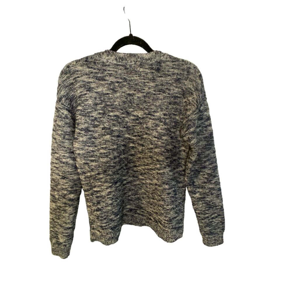 J. CREW Women Blue Marbled Pullover Sweater Small - Picture 5 of 9